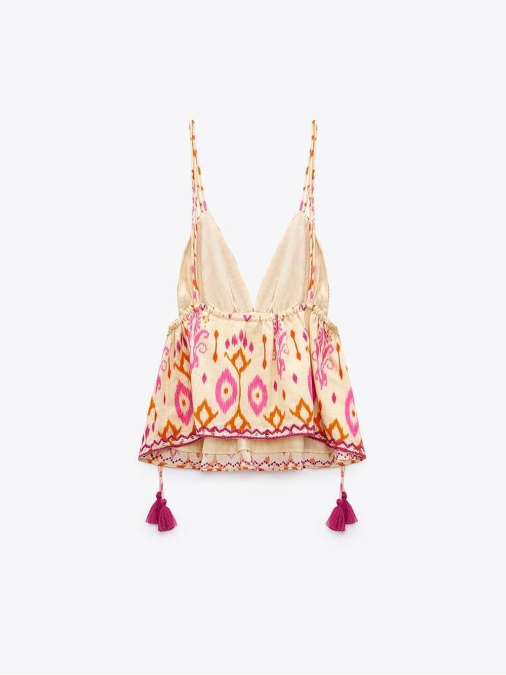 Zara Beaded Embroidered Top Size XS NWT - Picture 2 of 11